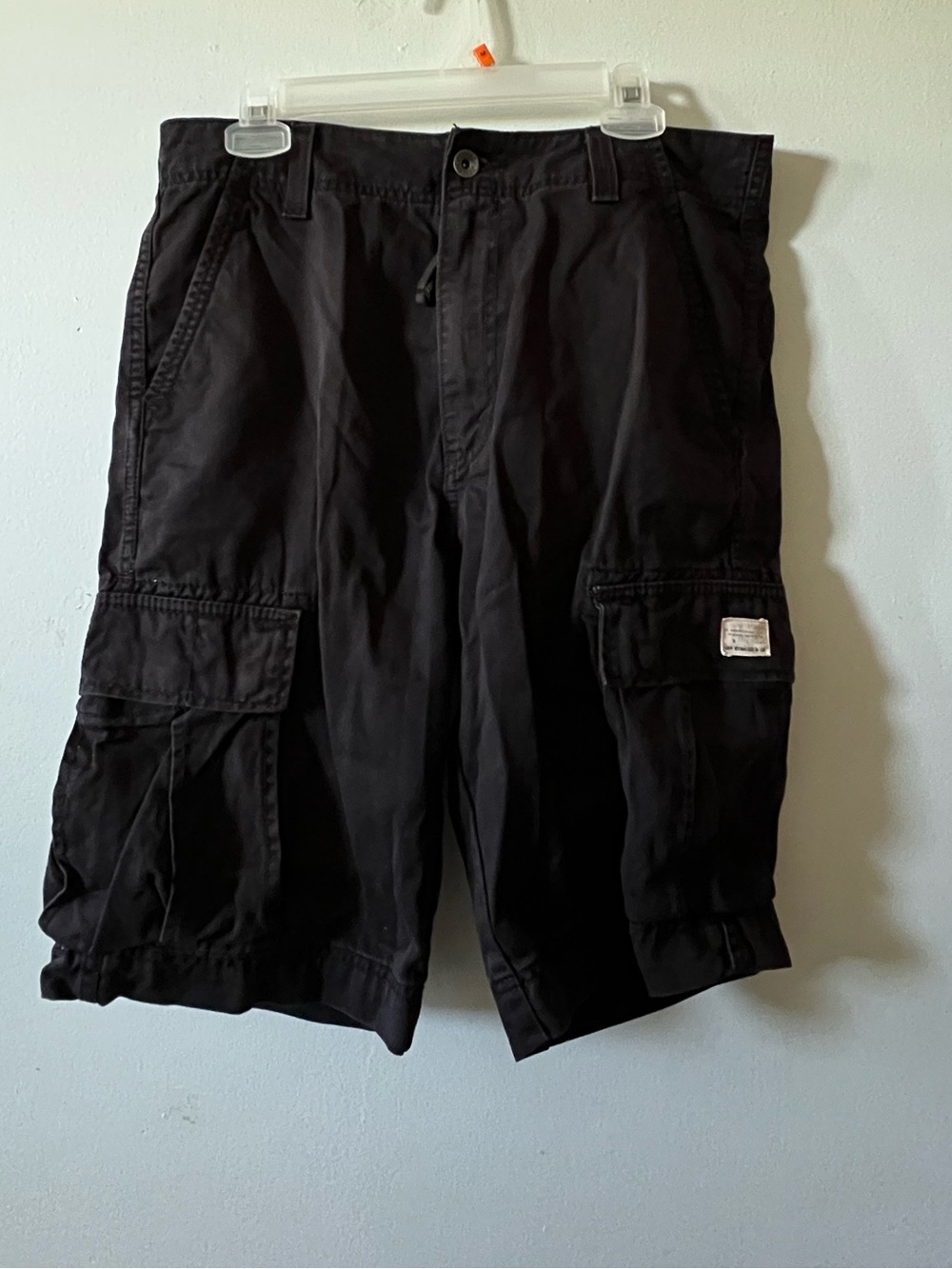 Levi's Black Cargo Shorts with Utility Pockets